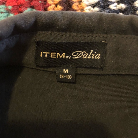 DALIA Faux Suede Shirt Jacket, Dark Green, Women’s Size M - Picture 5 of 7